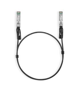 TP-Link TL-SM5220-1M Cable de fibra óptica e InfiniBand SFP+ DAC Negro