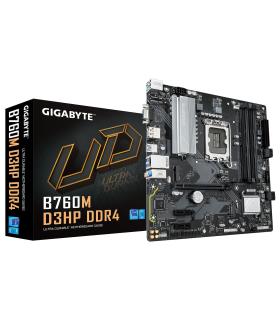 GIGABYTE B760M D3HP DDR4 - Compatible con CPUs Intel Core de 14ª generación, VRM Digital 4+1+1 fases, hasta 5333MHz DDR4 (OC),