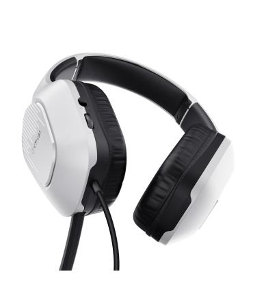 Trust GXT 415W Zirox Auriculares Alámbrico Diadema Juego Blanco