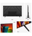 Hisense 55A6N Televisor 139,7 cm (55") 4K Ultra HD Smart TV Wifi Negro 300 cd / m²