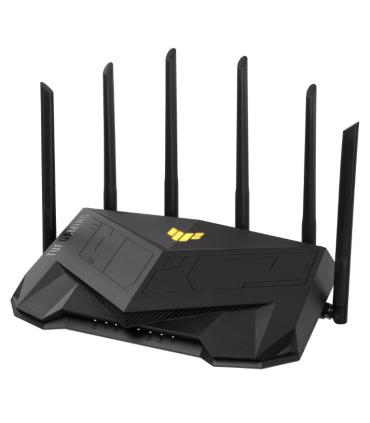 ASUS TUF Gaming AX6000 (TUF-AX6000) router inalámbrico Gigabit Ethernet Doble banda (2,4 GHz   5 GHz) Negro