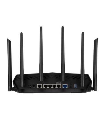 ASUS TUF Gaming AX6000 (TUF-AX6000) router inalámbrico Gigabit Ethernet Doble banda (2,4 GHz   5 GHz) Negro