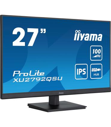 iiyama ProLite pantalla para PC 68,6 cm (27") 2560 x 1440 Pixeles Dual WQHD LED Negro