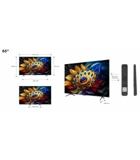 TCL C65 65C655 Televisor 165,1 cm (65") 4K Ultra HD Smart TV Wifi Titanio 450 cd   m²