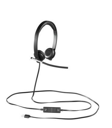 Logitech H650e Auriculares Alámbrico Diadema Oficina Centro de llamadas USB tipo A Negro, Plata