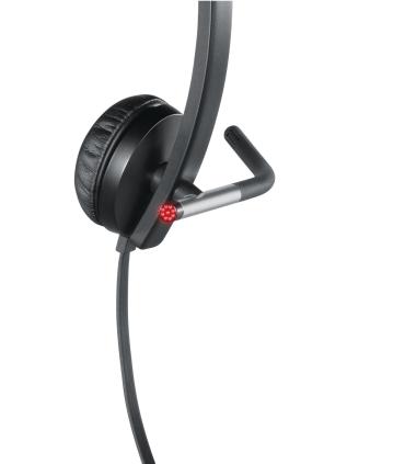 Logitech H650e Auriculares Alámbrico Diadema Oficina Centro de llamadas USB tipo A Negro, Plata