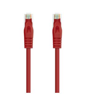 Nanocable Cable Red Latiguillo RJ45 LSZH CAT.6A UTP AWG24, Rojo, 25 cm