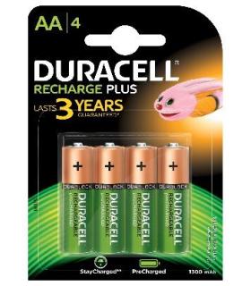 Duracell 4 LR06 1300mAh Batería recargable Níquel-metal hidruro (NiMH)