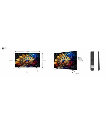 TCL C65 55C655 Televisor 139,7 cm (55") 4K Ultra HD Smart TV Wifi Titanio 450 cd   m²