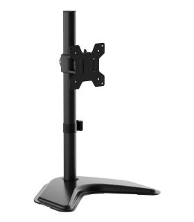 AISENS Soporte de mesa con peana eco giratorio e inclinable para monitor TV 10kg de 17-32, Negro