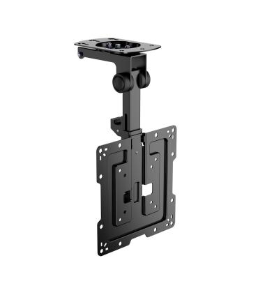 AISENS Soporte de Techo Giratorio, Plegable para Monitor TV 20Kg de 19-43, Negro