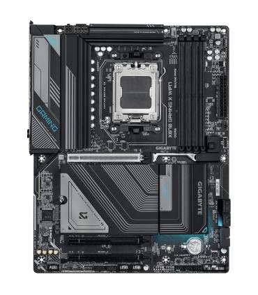 GIGABYTE X870 GAMING X WIFI7 Placa Base - Compatible con CPUs AMD Ryzen 9000, 16+2+2 fases VRM, hasta 8000MHz DDR5 (OC), 1xPCIe