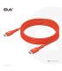 CLUB3D CAC-1573 cable USB USB4 Gen 2x2 2 m USB C Rojo