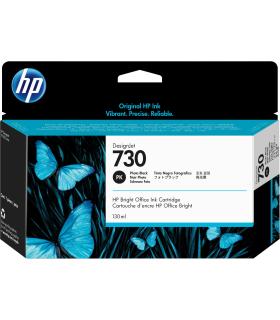 HP Cartucho de tinta DesignJet 730 negro fotográfico de 130 ml