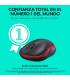 Logitech M185 ratón Oficina Ambidextro RF inalámbrico Óptico 1000 DPI