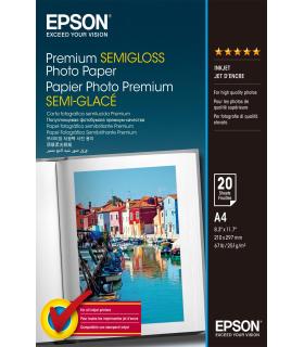 Epson Premium Semi-Gloss Photo Paper - A4 - 20 hojas