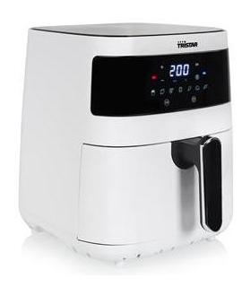 Tristar FR-9069PR freidora Sencillo 5,5 L Independiente 1600 W Freidora de aire caliente Negro, Blanco