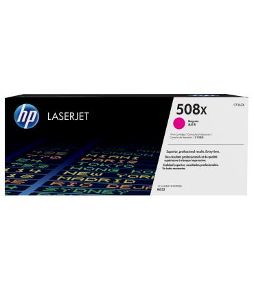 HP Cartucho de tóner original LaserJet 508X magenta de alta capacidad