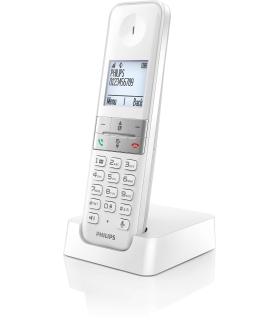 Philips D4701W 34 teléfono Teléfono DECT Identificador de llamadas Blanco