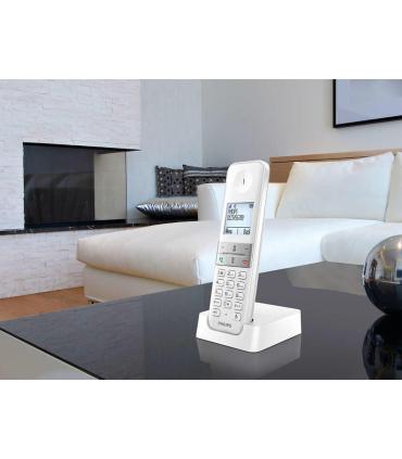 Philips D4701W 34 teléfono Teléfono DECT Identificador de llamadas Blanco