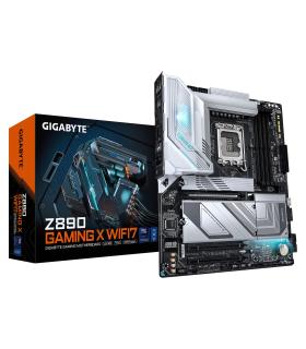 GIGABYTE Placa base Z890 GAMING X WIFI7 - Compatible con CPUs Intel Core Ultra (Serie 2), VRM de 16+1+2 fases, hasta 8800MHz