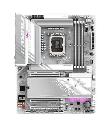 GIGABYTE Placa base Z890 AORUS ELITE WIFI7 ICE - Compatible con CPUs Intel Core Ultra (Serie 2), VRM de 16+1+2 fases, hasta