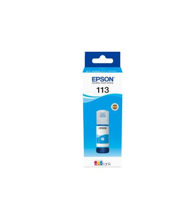 Epson 113 EcoTank Pigment Cyan ink bottle