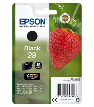 Epson Strawberry Singlepack Black 29 Claria Home Ink