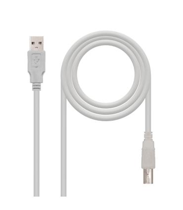 Nanocable CABLE USB 2.0 IMPRESORA, TIPO A M-B M, BEIGE, 1.8 M