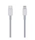 AISENS Cable USB 2.0 USB-С A Lightning PD 2A, Lightning M-USB-С M, Blanco, 1.0m