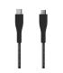 AISENS Cable USB 2.0 3A, tipo USB C M - micro B M, Negro, 1.0 m