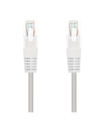 Nanocable CABLE RED LATIGUILLO RJ45 CAT.6 UTP AWG24, BLANCO, 0.5 M