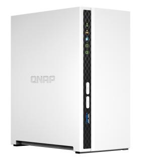 QNAP TS-233 servidor de almacenamiento NAS Mini Tower ARM Cortex-A55 2 GB 0 TB QNAP QTS Blanco