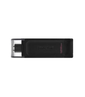 Kingston Technology DataTraveler 70 unidad flash USB 128 GB USB Tipo C 3.2 Gen 1 (3.1 Gen 1) Negro