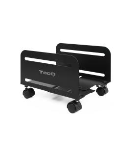 TooQ Soporte metálico para CPU de suelo con ruedas