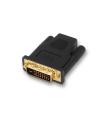 AISENS A118-0091 cambiador de género para cable DVI 24+1 HDMI A Negro