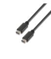 AISENS A107-0057 cable USB USB 2.0 2 m USB C Negro