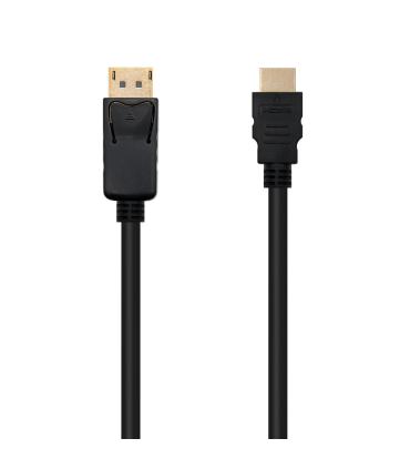 Nanocable Cable Conversor DISPLAYPORT a HDMI, DP M - HDMI M, Negro, 10 m