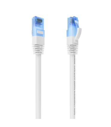 AISENS Cable De Red Latiguillo RJ45 Cat.6 UTP AWG26 CCA, Blanco, 0.5 m