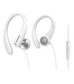 Philips TAA1105WT/00 auricular y casco Auriculares Alámbrico gancho de oreja, Dentro de oído Deportes Blanco