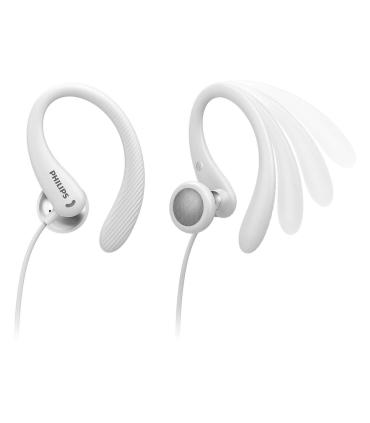 Philips TAA1105WT 00 auricular y casco Auriculares Alámbrico gancho de oreja, Dentro de oído Deportes Blanco