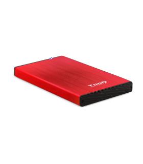 TooQ TQE-2527R caja para disco duro externo Caja de disco duro (HDD) Negro, Rojo 2.5"