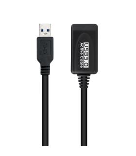 Nanocable Cable USB 3.0 prolongador con amplificador, tipo A M-A H, 5m