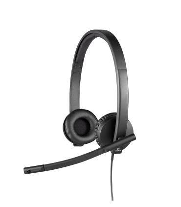 Logitech H570e Auriculares Alámbrico Diadema Oficina Centro de llamadas USB tipo A Negro