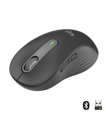 Logitech Signature M650 ratón Oficina mano derecha RF Wireless + Bluetooth Óptico 4000 DPI