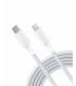 Anker A81B7G21 cable de conector Lightning 3 m Blanco