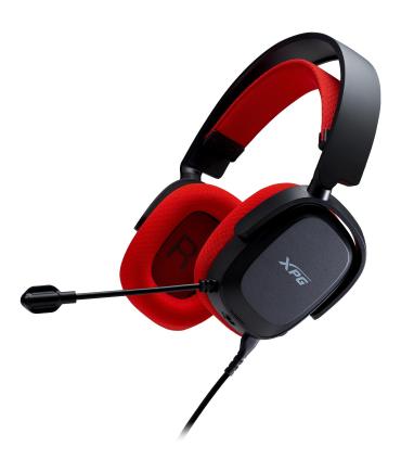 XPG PRECOG STUDIO Auriculares Alámbrico Diadema Juego USB Tipo C Negro, Rojo