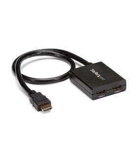 StarTech.com Multiplicador de Vídeo HDMI de 2 Puertos - Splitter HDMI 4k 30Hz de 2x1 Alimentado por USB