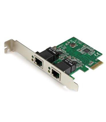 StarTech.com Adaptador Tarjeta de Red NIC PCI Express PCI-E de 2 Puertos Ethernet Gigabit RJ45