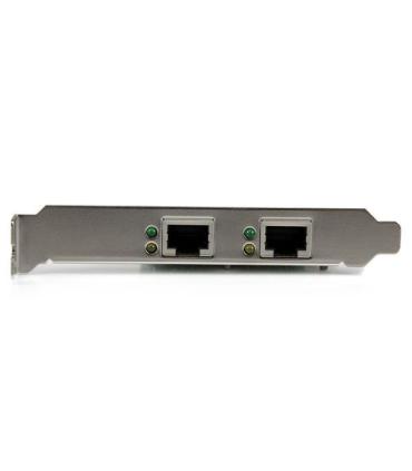 StarTech.com Adaptador Tarjeta de Red NIC PCI Express PCI-E de 2 Puertos Ethernet Gigabit RJ45